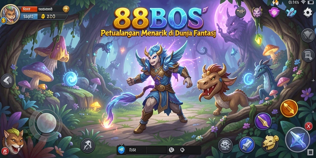 Tangkapan layar menunjukkan gameplay seru dalam dunia petualangan.