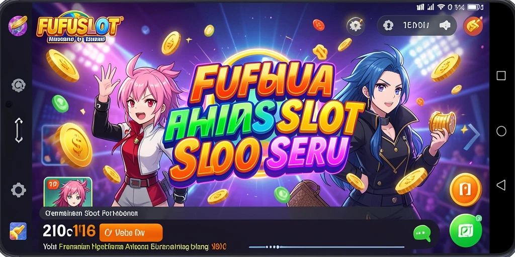Tangkapan layar dari gameplay seru di FUFUSLOT dengan karakter anime.
