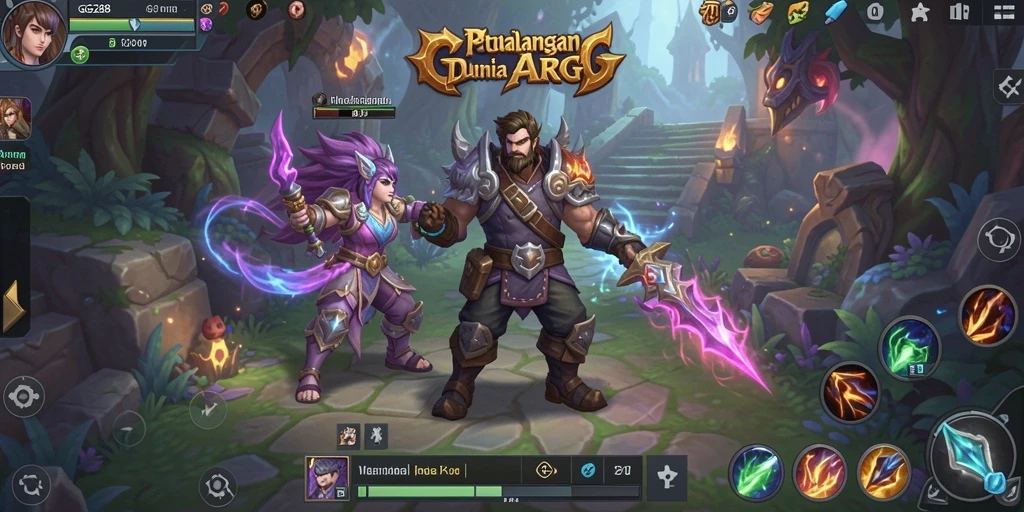 Tampilan screenshot GG288 yang menampilkan aksi pertarungan ARPG yang mendebarkan.