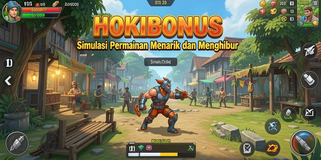 Screenshot gameplay HOKIBONUS yang menghadirkan aksi dan strategi menarik.