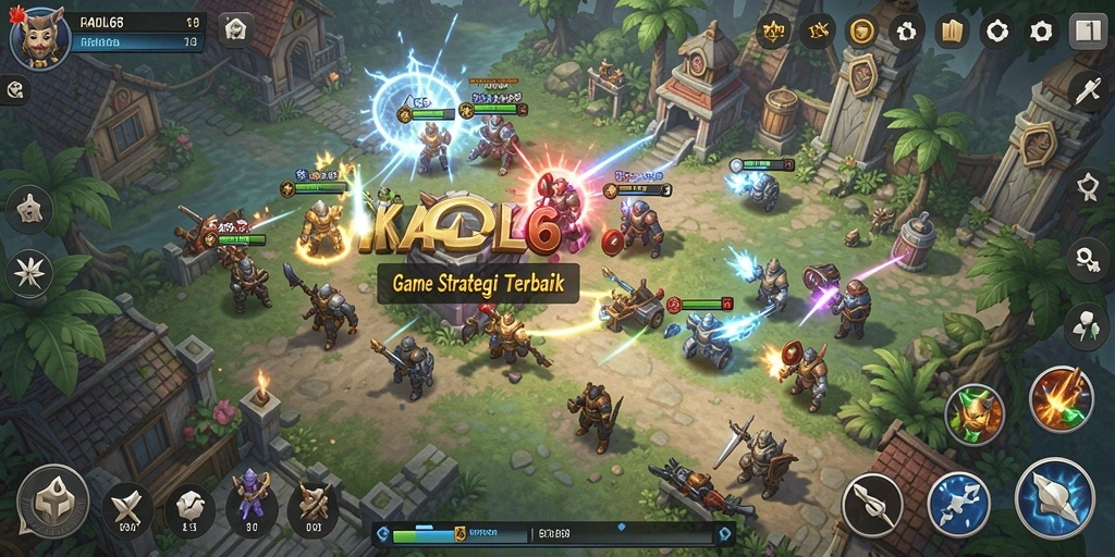 Tampilan gameplay SLG yang menarik dan strategis.