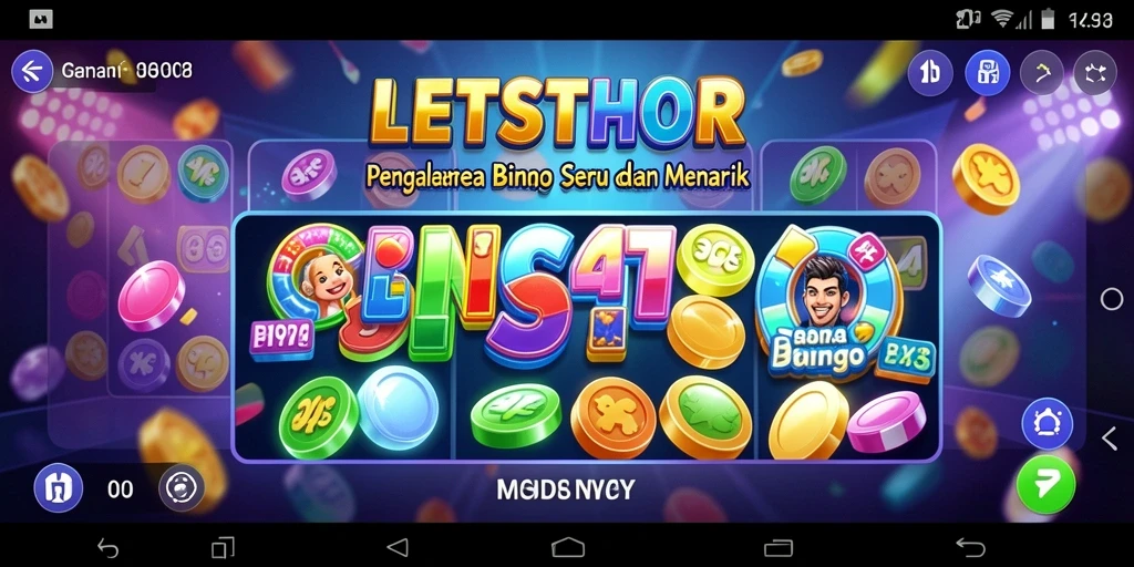 Tangkapan layar dari gameplay seru LETSTHOR Bingo.