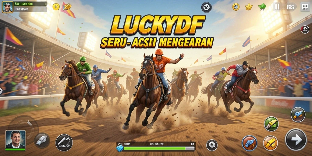 Tampilan gameplay seru di LUCKYDF dengan grafik menawan.