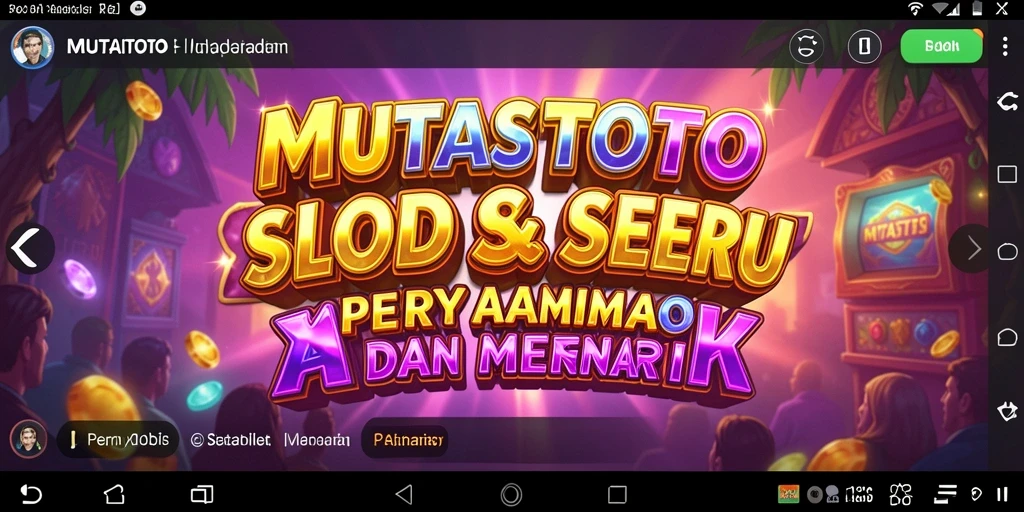 Tampilan gameplay yang menakjubkan dari slot MUTASITOTO.