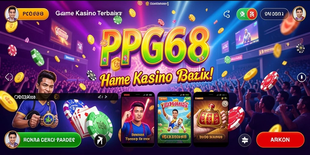 Tampilan gameplay menarik dalam aplikasi kasino PGG68.