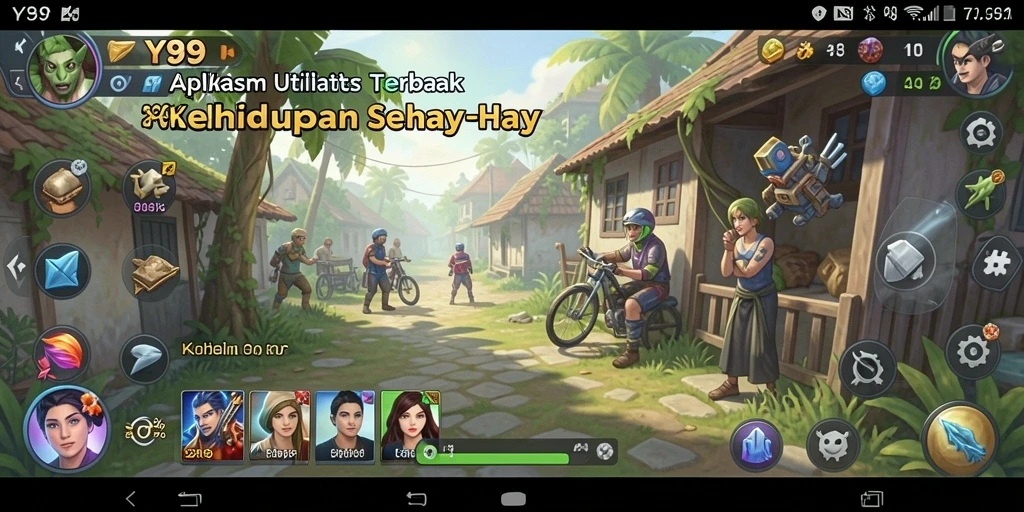 Screenshot utama Y89 menampilkan fitur pengingat dan antarmuka yang memudahkan pengguna.